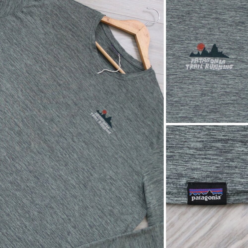Patagonia Capilene Cool Daily Shirt Men' Green Baselayer Performance Running 3XL